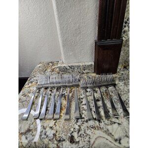 Lot Of 15 pcs. Wallace Julienne Stainless 18/10 Korea Glossy Forks Spoons